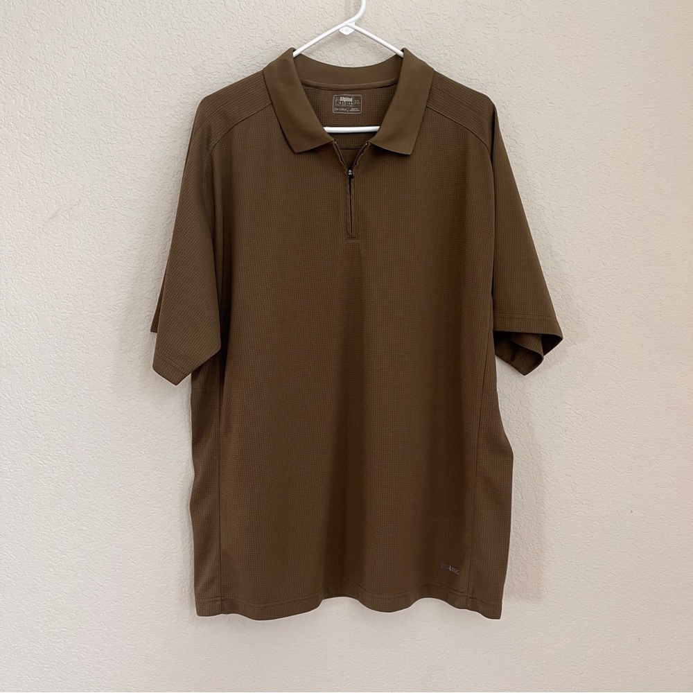 ALPINE DRI-LOGIC QUARTER ZIP SHORT SLEEVE WAFFLED SHIRT (XL)